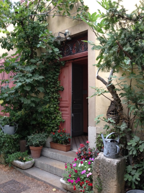 The doorway to Cézanne's studio in Aix en Provence. The studio and gardens are open for public tours.